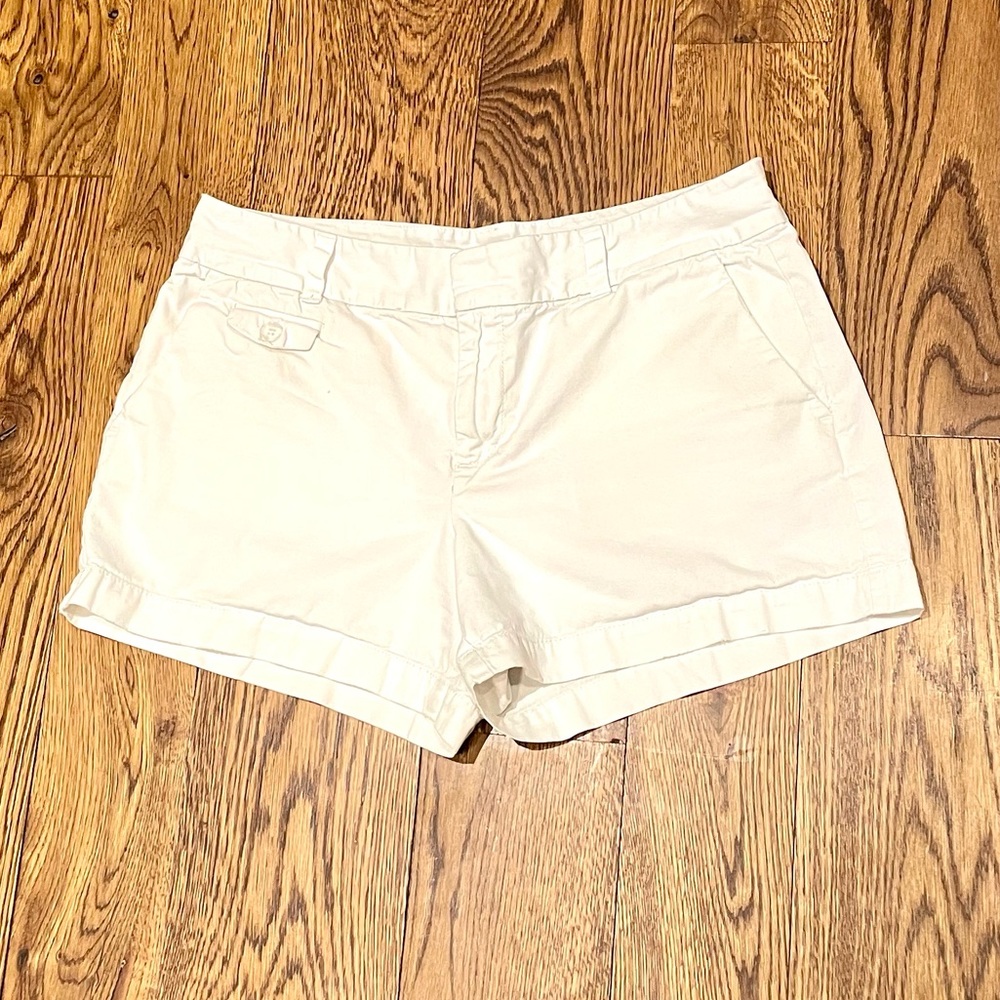 Ann Taylor LOFT 4" Inseam White Shorts